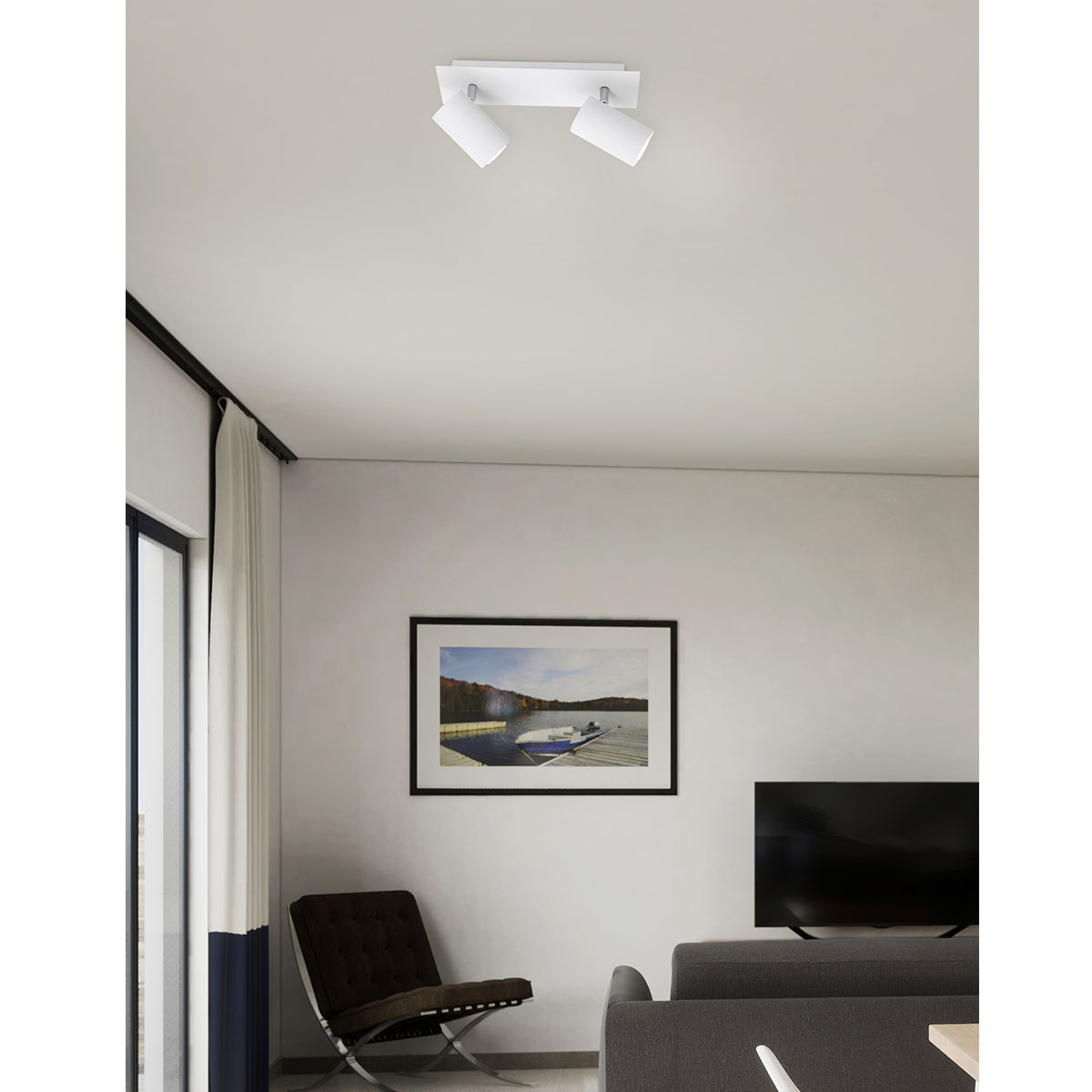 Σποτ Δίφωτο Trio Lighting Marley White 802400201