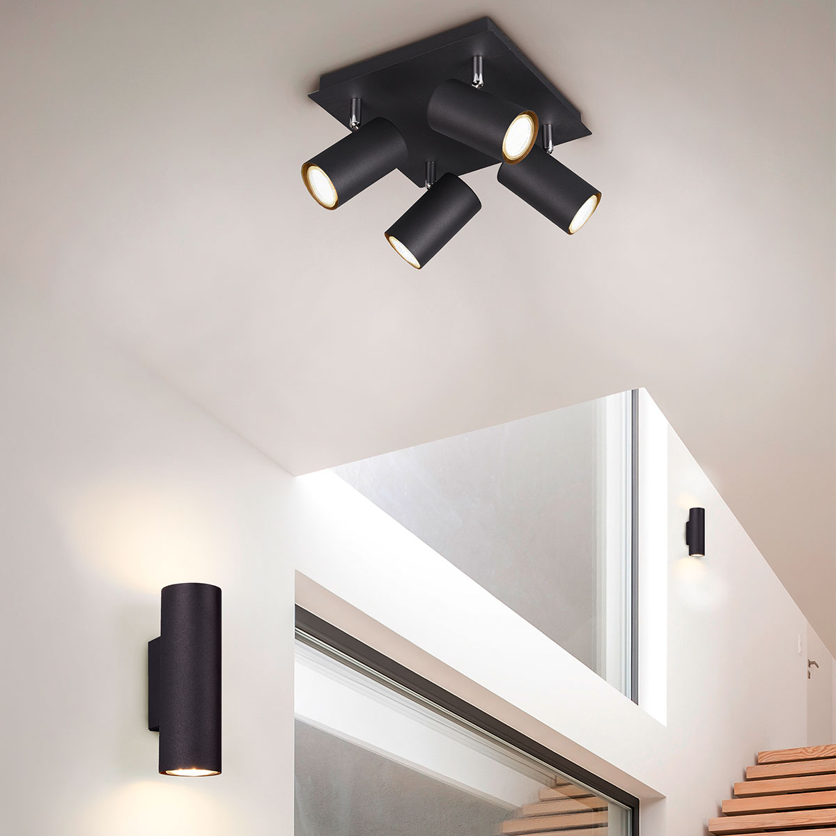 Σποτ Πολύφωτο Trio Lighting Marley Black 802430432