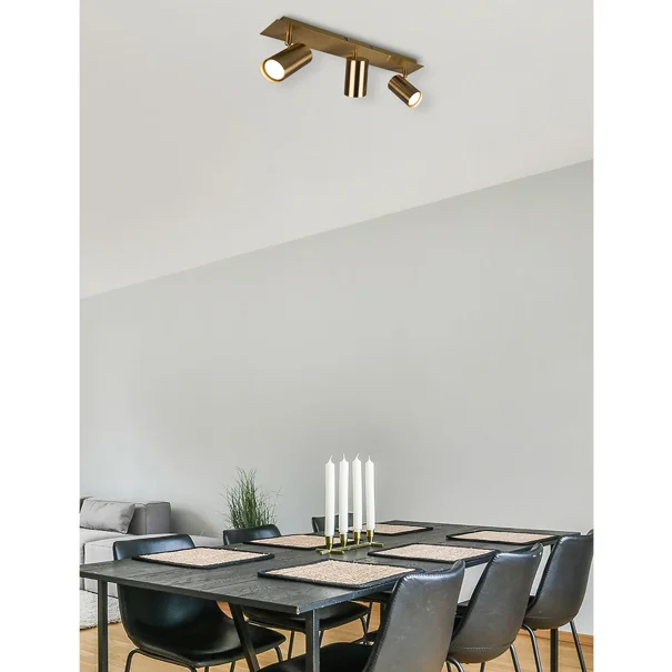 Σποτ Τρίφωτο Trio Lighting Marley Gold 802400301