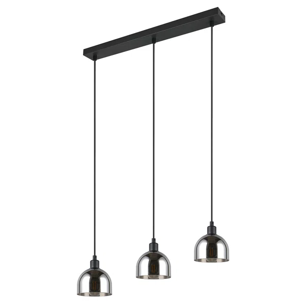 Φωτιστικό Οροφής Τρίφωτο RL Molly Black R31863032