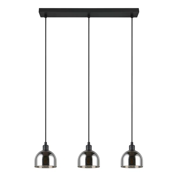 Φωτιστικό Οροφής Τρίφωτο RL Molly Black R31863032