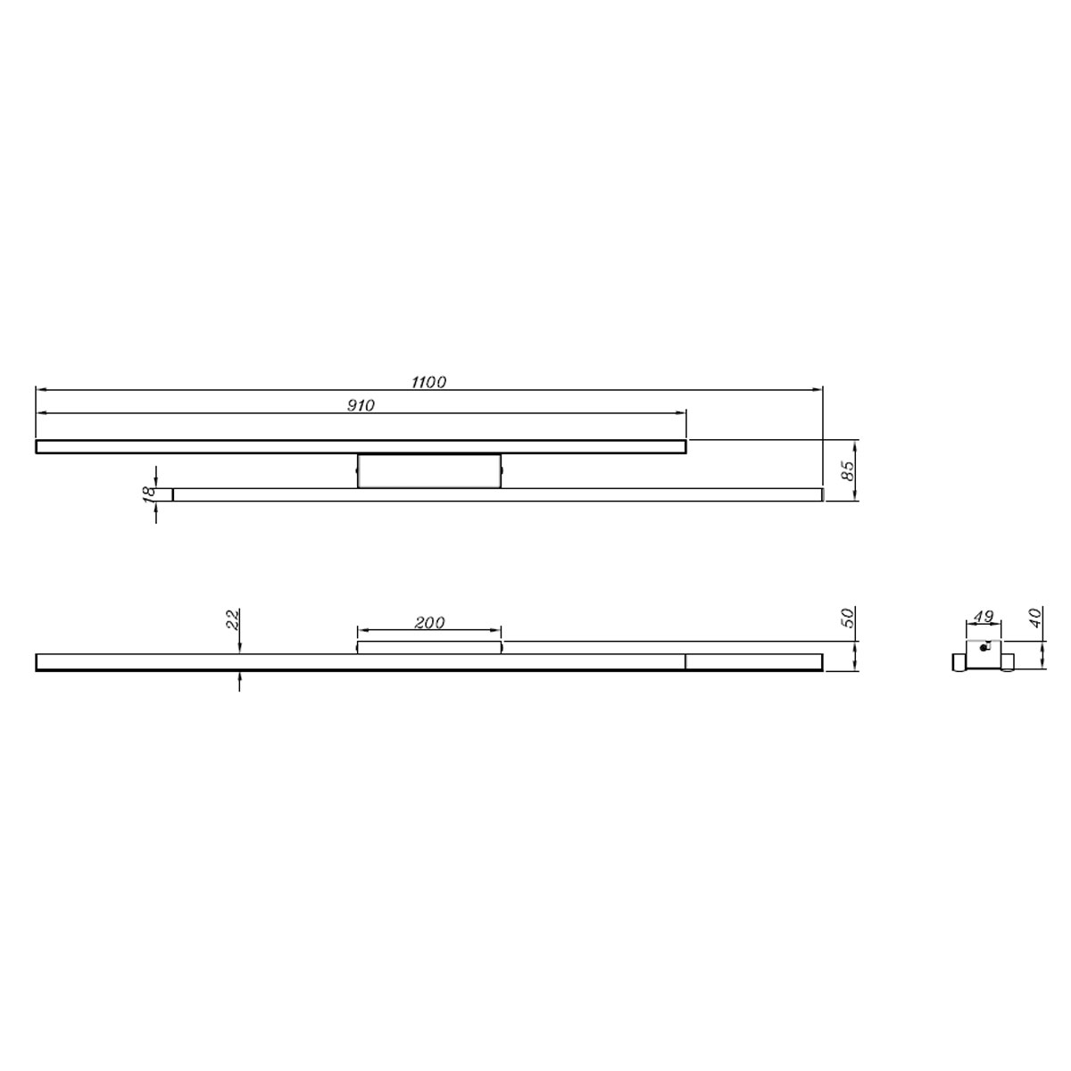 Φωτιστικό Πλαφονιέρα Led Rl Odio Silver R67882107 Φωτιστικά Οροφής Μοντέρνα Spitishop