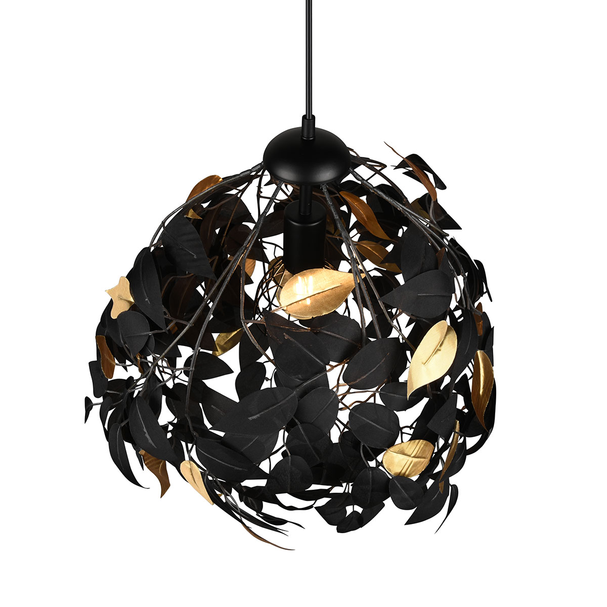 Φωτιστικό Οροφής Μονόφωτο Rl Leavey Black R10461932 Φωτιστικά Κρεμαστά Spitishop