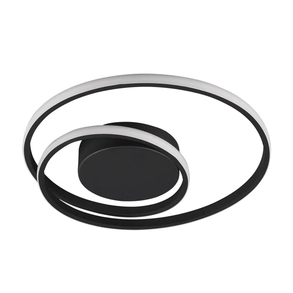 Φωτιστικό Πλαφονιέρα LED Dimmable RL Zibal Black R62911132