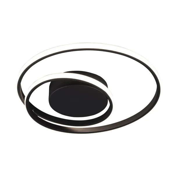 Φωτιστικό Πλαφονιέρα LED Dimmable RL Zibal Black R62911132