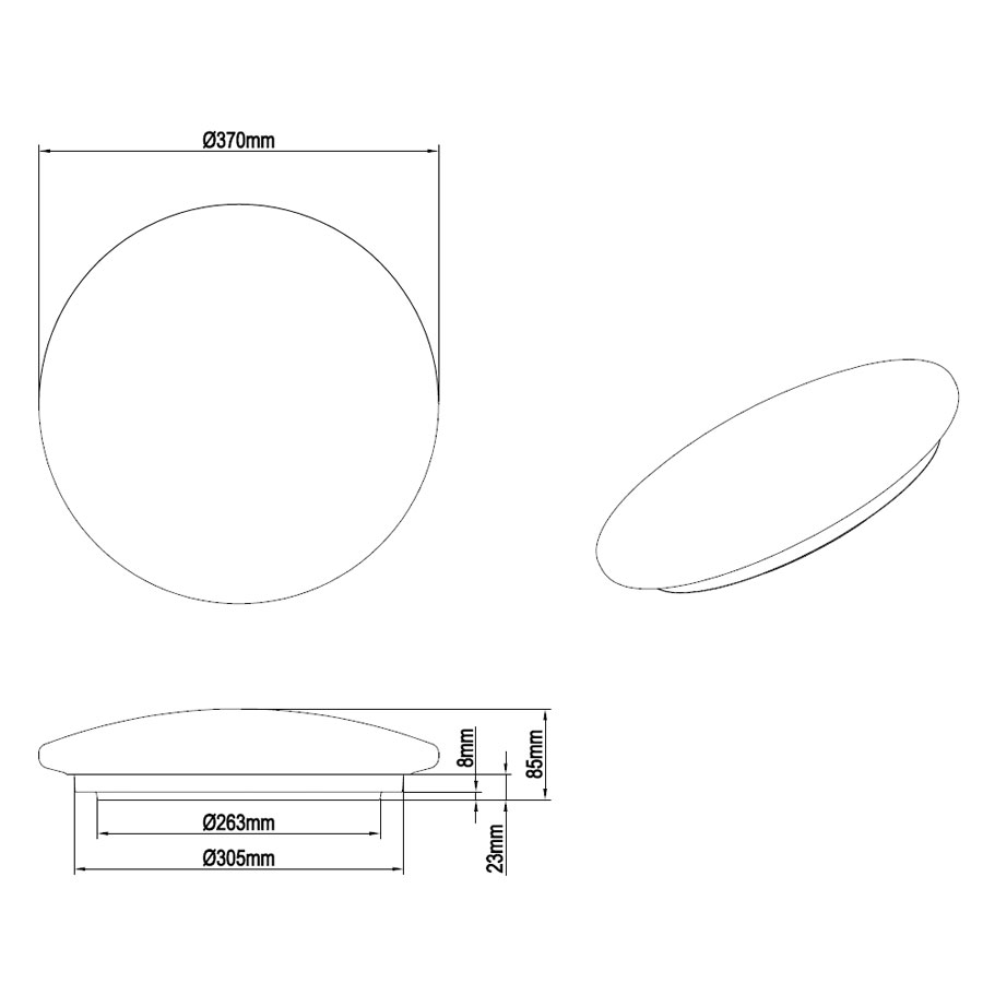 Φωτιστικό Πλαφονιέρα Led Rl Moonika R62764000 Φωτιστικά Οροφής Μοντέρνα Spitishop
