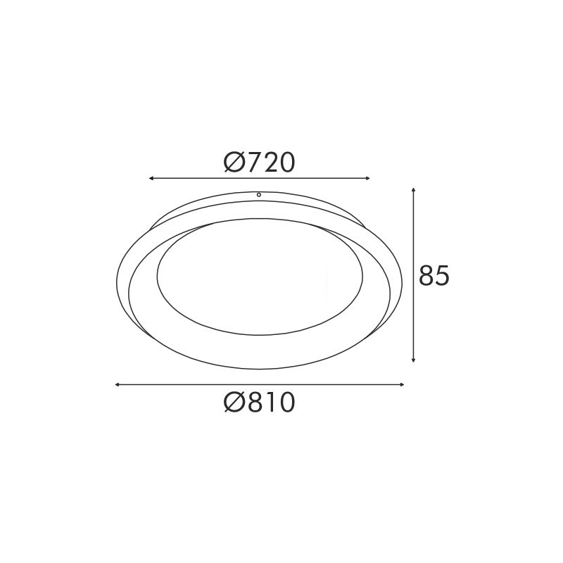 Φωτιστικό Πλαφονιέρα Led 3 Cct Aca Diana Br71Ledc81Whcct Matt White Φωτιστικά Οροφής Μοντέρνα Spitishop