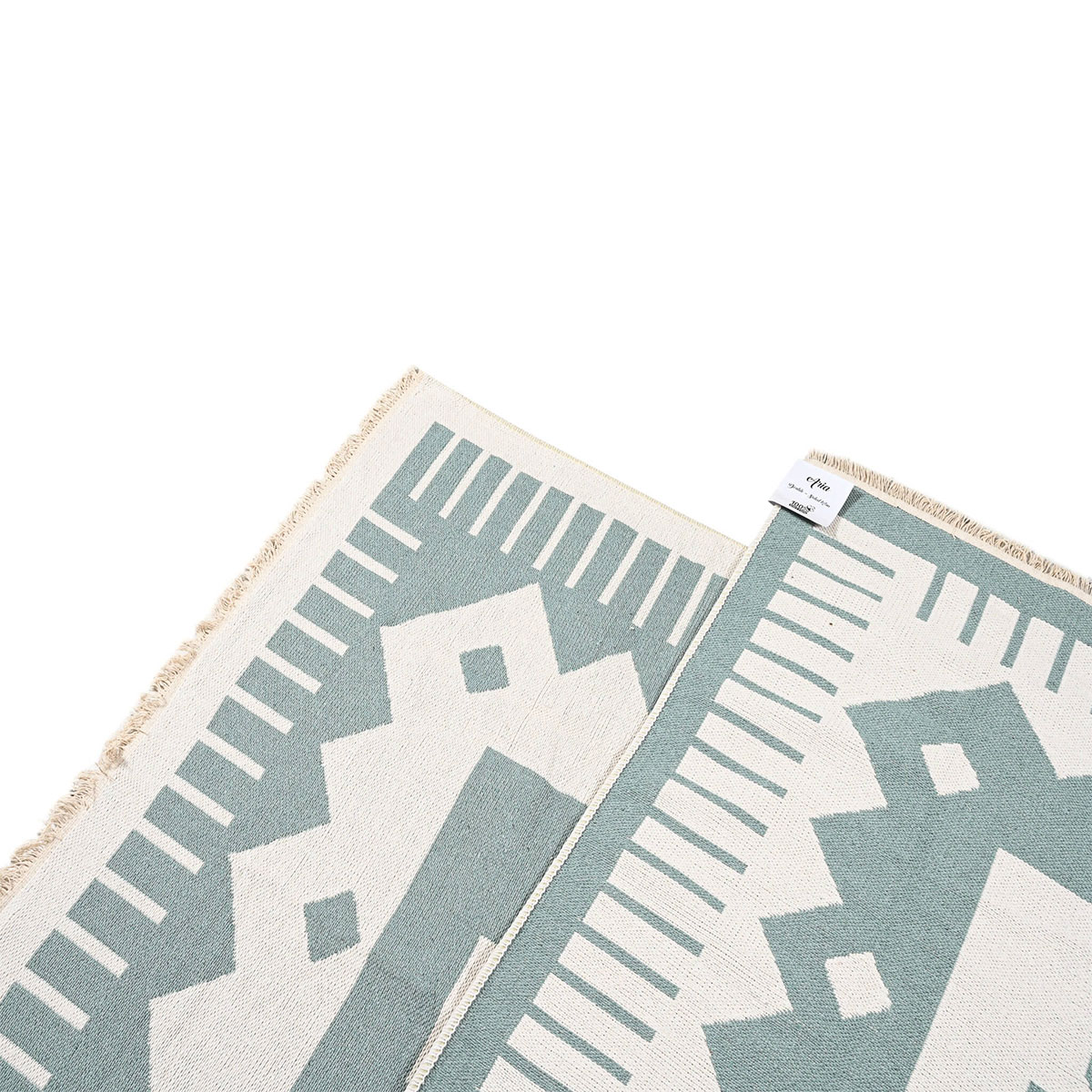Χαλί All Season 2 Όψεων (160X230) Polcarpet Aria Artkilim 101 Green Χαλιά Σαλονιού Spitishop