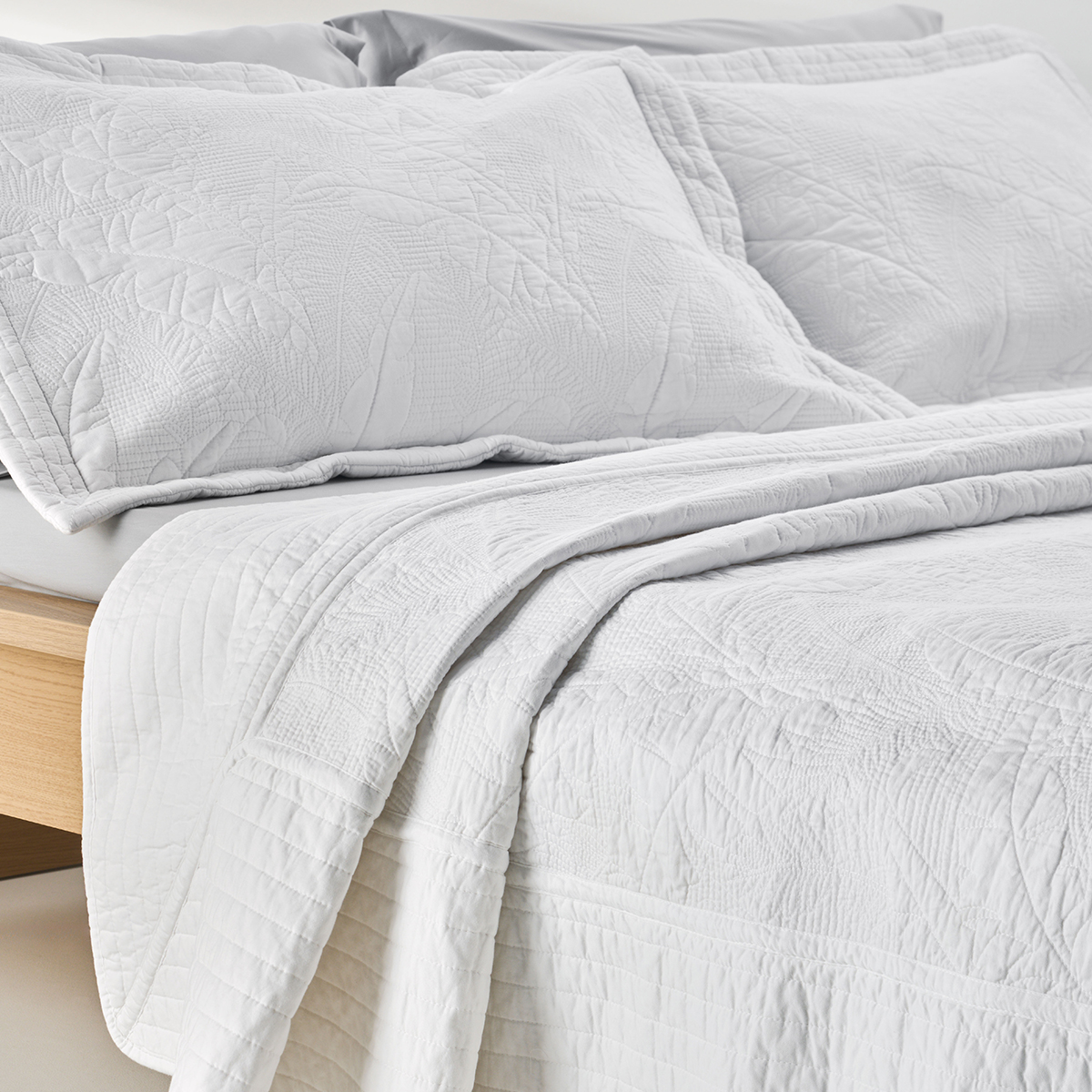 Κουβερλί Υπέρδιπλο (Σετ 230X250) Kentia Serenity Escape White Λευκά Είδη Κρεβατοκάμαρας Υπέρδιπλα Spitishop