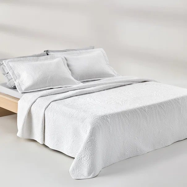 Κουβερλί Υπέρδιπλο (Σετ 230x250) Kentia Serenity Maldive White