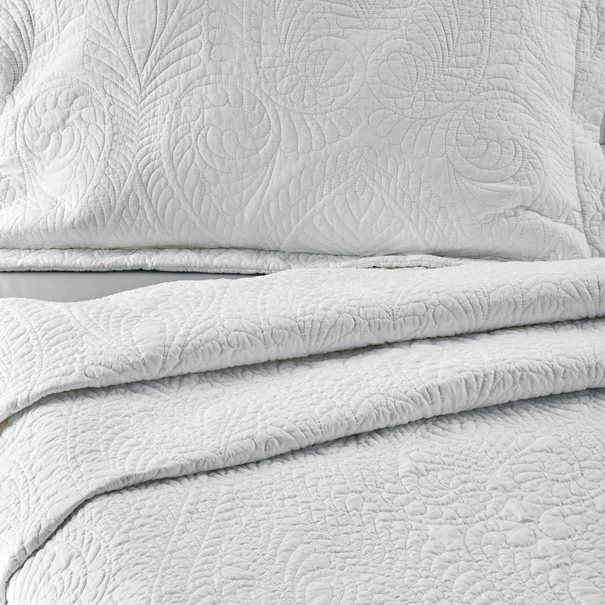 Κουβερλί Υπέρδιπλο (Σετ 230x250) Kentia Serenity Maldive White
