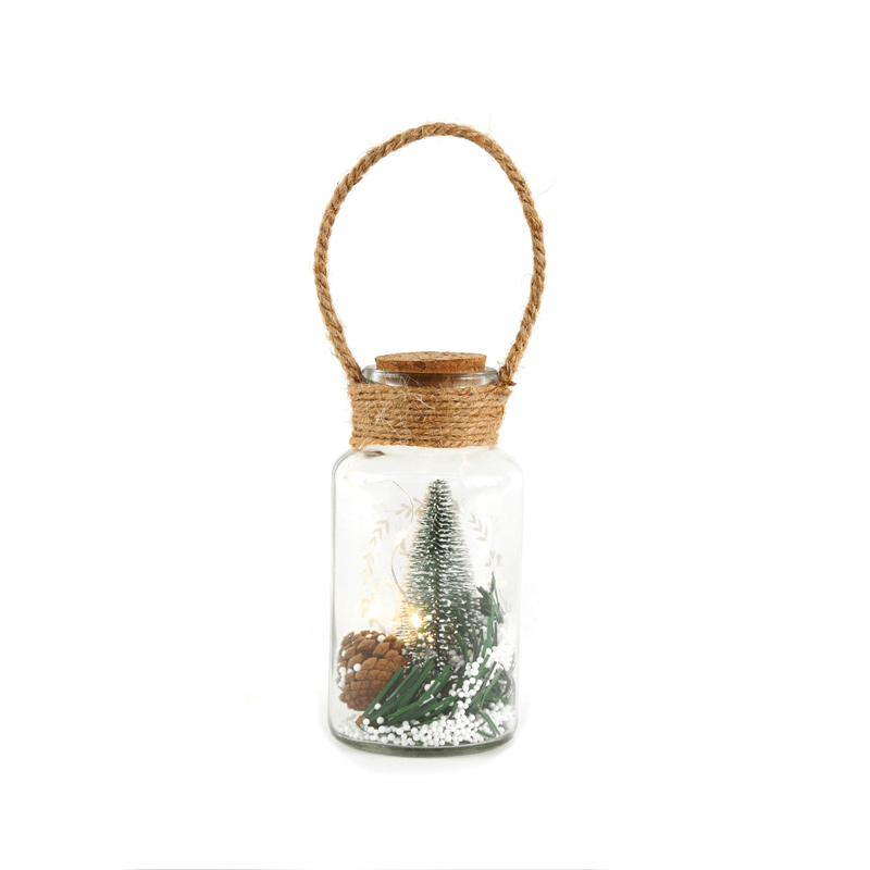 Χριστουγεννιάτικο Διακοσμητικό Με Led Aca Small Xmas Jar X0751750