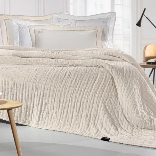 Κουβερλί King Size (270x250) 2 Όψεων Guy Laroche Must Natural - Sand