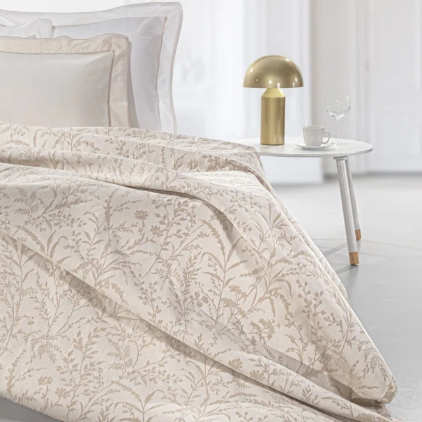 Κουβερτόριο King Size (260x250) 2 Όψεων Guy Laroche Bouquet Natural