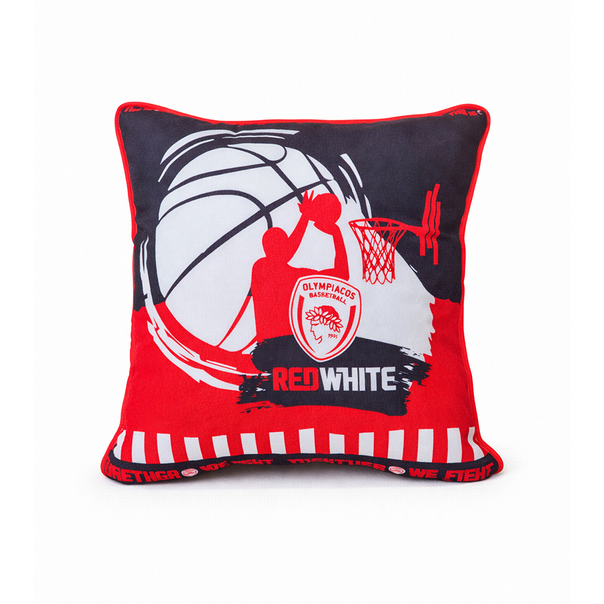 Διακοσμητική Μαξιλαροθήκη 2 Όψεων (43x43) Palamaiki OLYMPIACOS