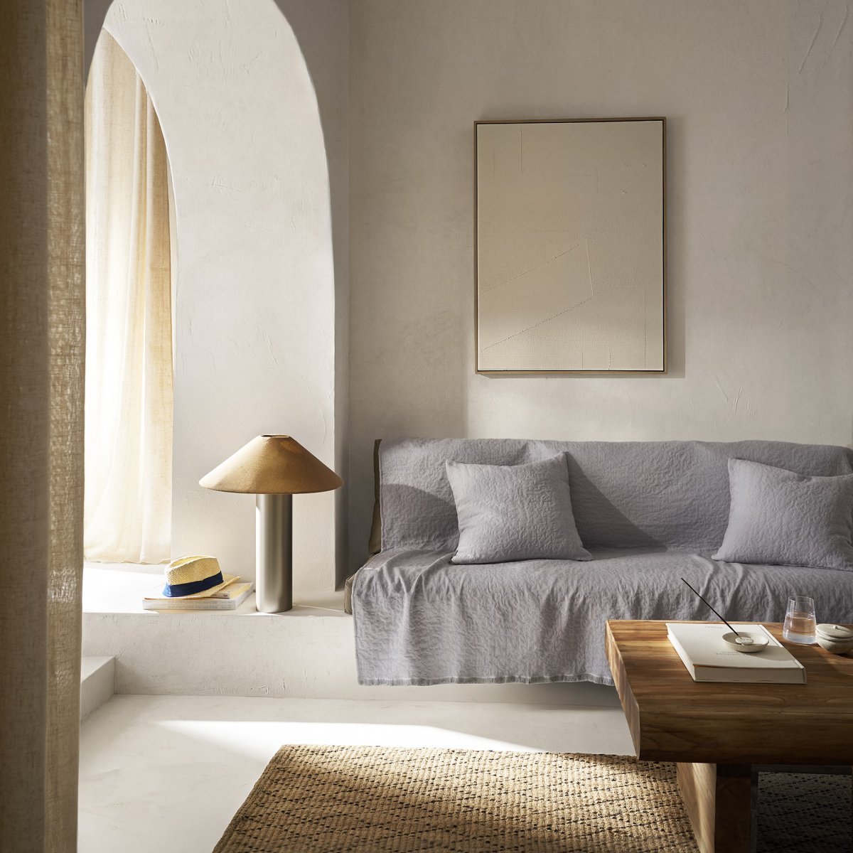 Ριχτάρι Καναπέ Τετραθέσιου (180X350) Gofis Home Francis Magnet Grey 729 15 Λευκά Είδη Σαλονιού Ριχτάρια Καλοκαιρινά All Season Spitishop