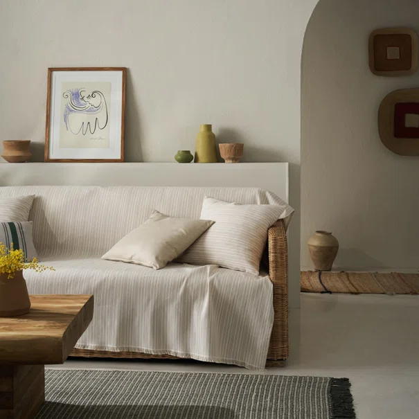 Ριχτάρι Πολυθρόνας (180x180) Gofis Home Nymeria Beige 574/06