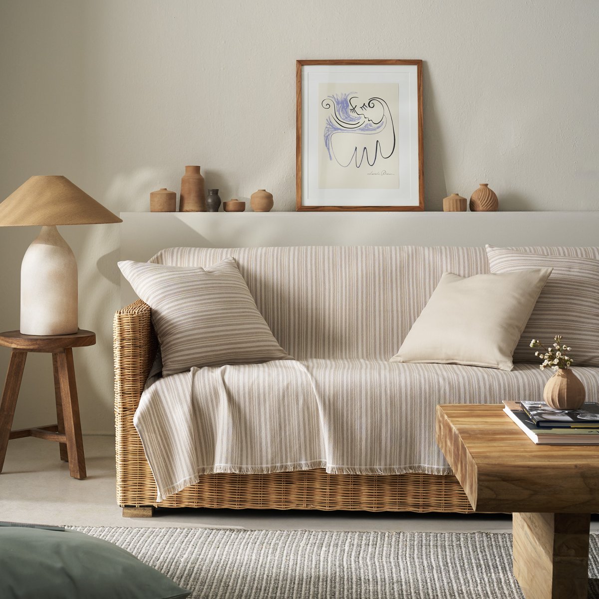 Ριχτάρι Πολυθρόνας (180x180) Gofis Home Nymeria Coffee Brown 574/13