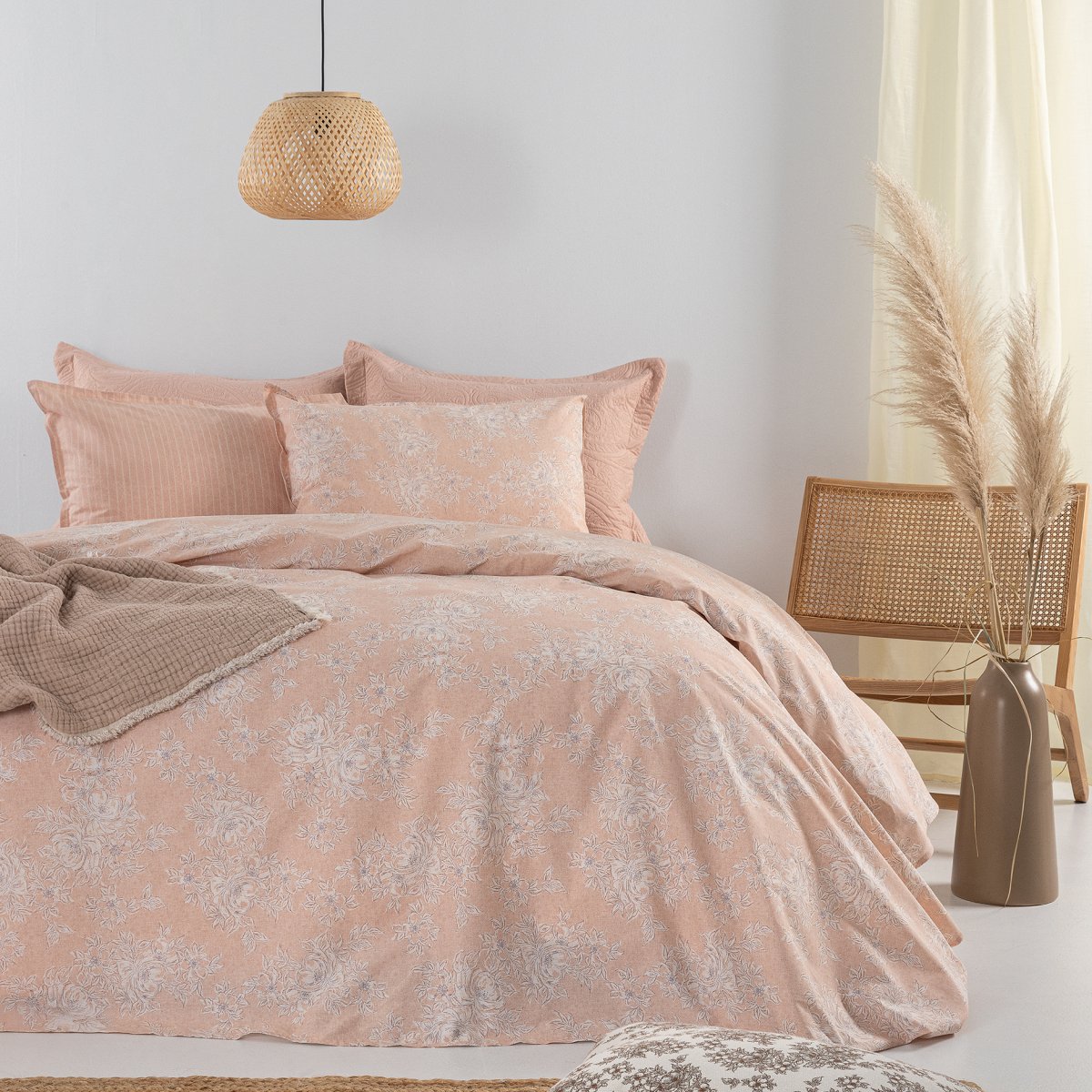 Ζεύγος Μαξιλαροθήκες Oxford (52X72) Palamaiki Estella Ste103 Λευκά Είδη Κρεβατοκάμαρας Ύπνου Σετ Spitishop