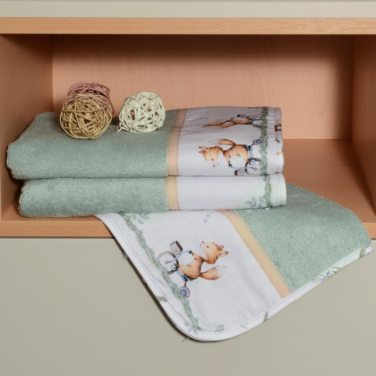 Παιδικές Πετσέτες (Σετ 2τμχ) Baby Oliver Design 423