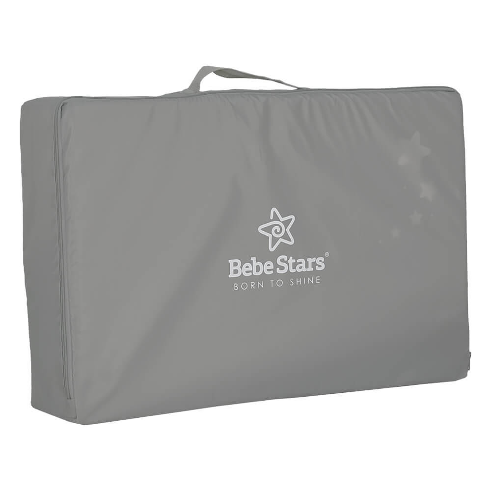 Στρώμα για Παρκοκρέβατο (60X120) Bebe Stars Grey 750-184 Βρεφικά Παρκοκρέβατα Μωρού Spitishop