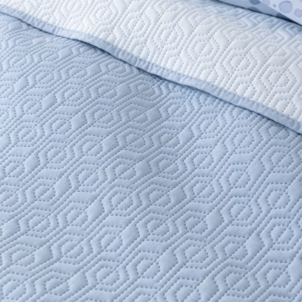 Κουβερλί King Size (240x260) 2 Όψεων Nima Orion Sky Blue/L.Blue