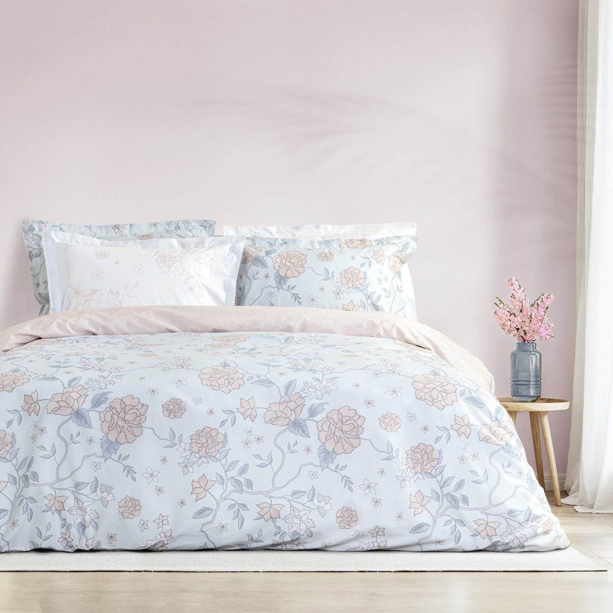 Σεντόνια King Size (Σετ) Nima Floral Dream