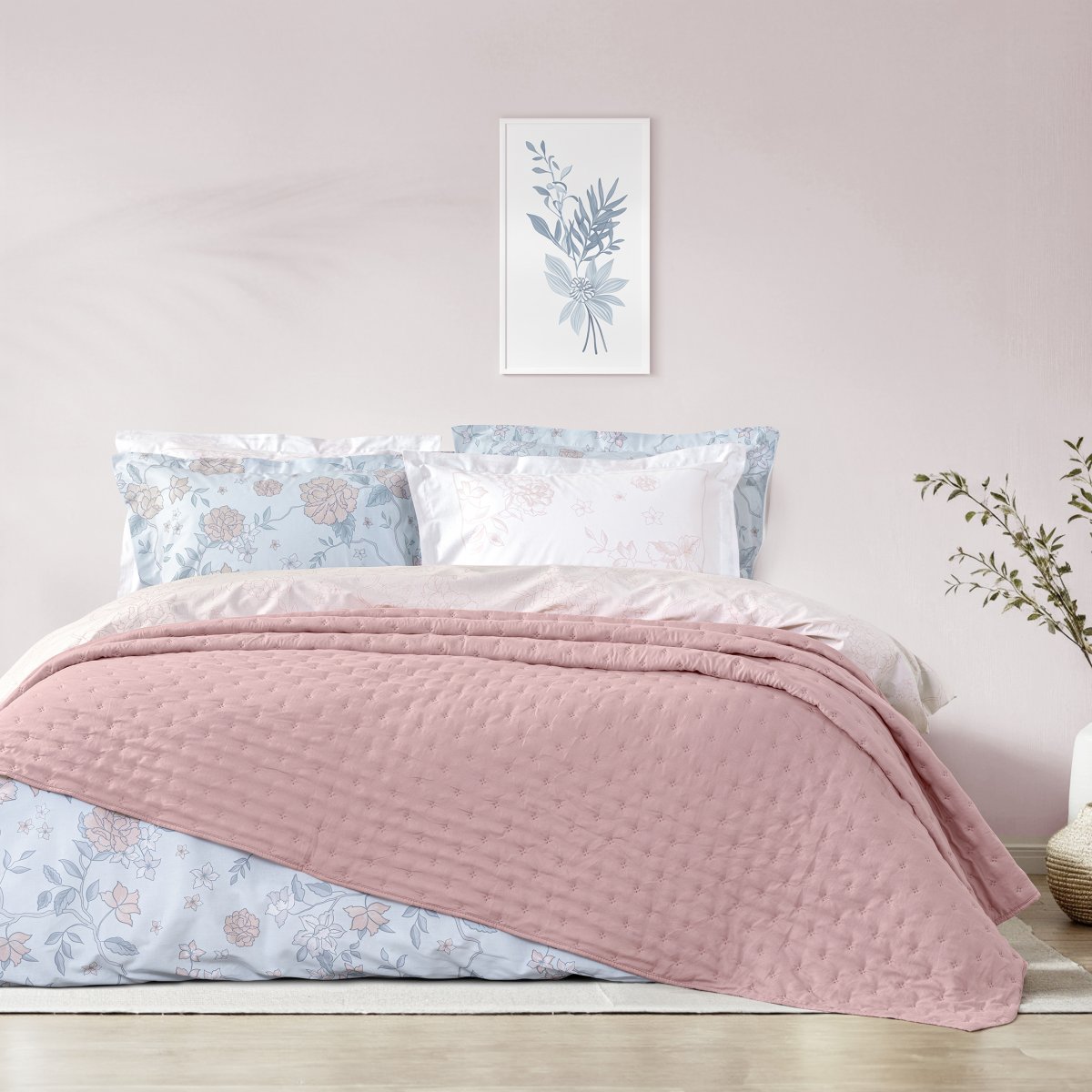 Κουβερλί Μονό (160x240) Nima Clay Apple Pink
