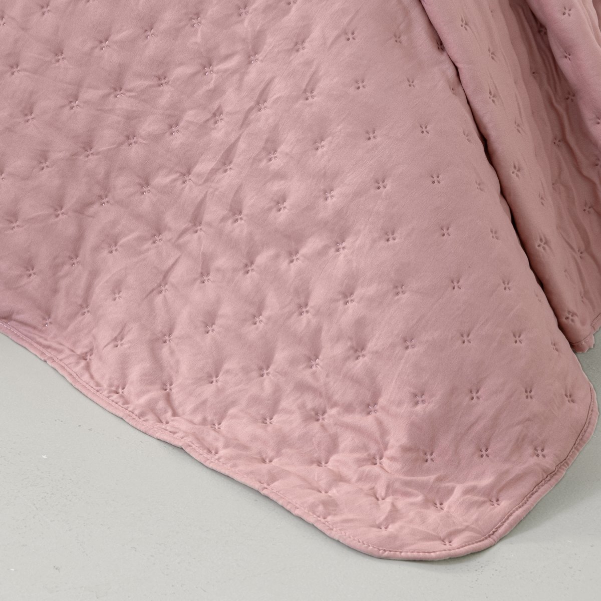 Κουβερλί Υπέρδιπλο (220X240) Nima Clay Apple Pink Λευκά Είδη Κρεβατοκάμαρας Υπέρδιπλα Spitishop