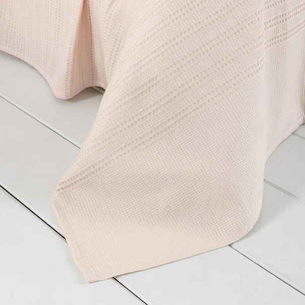 Κουβέρτα Πικέ Μονή (160x240) Nima Dune Rose Pink