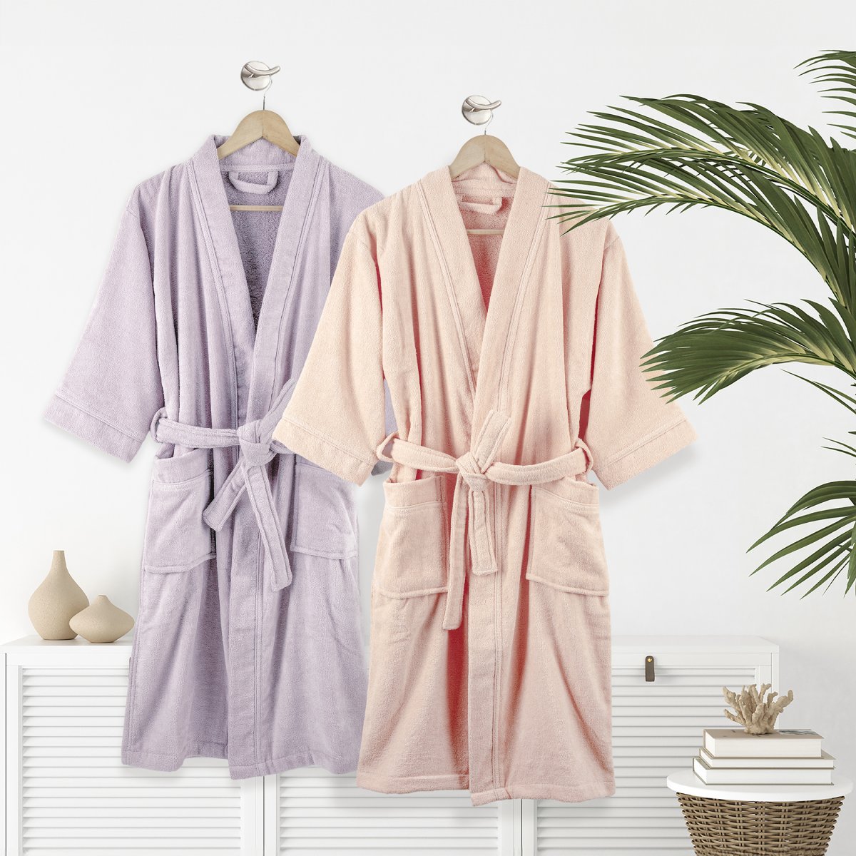 Μπουρνούζι Nima Nido Dusty Lilac Λευκά Είδη Μπάνιου Μπουρνούζια Γυναικεία Spitishop