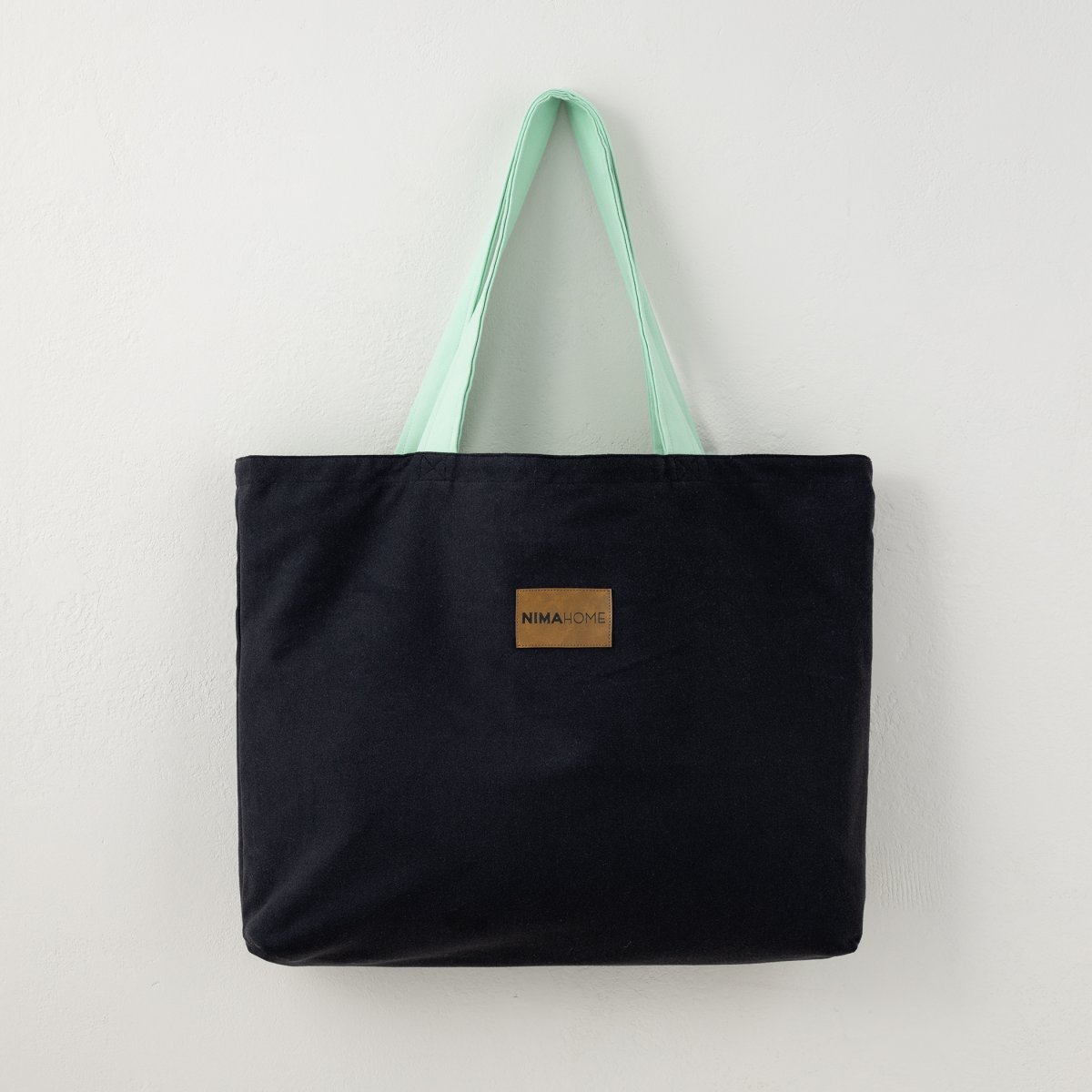 Τσάντα Θαλάσσης (37x54) 2 Όψεων Nima Riva Black/Emerald