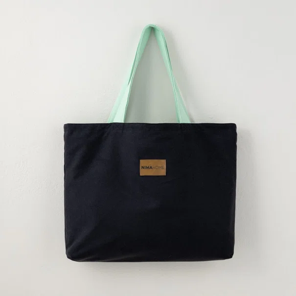 Τσάντα Θαλάσσης (37x54) 2 Όψεων Nima Riva Black/Emerald