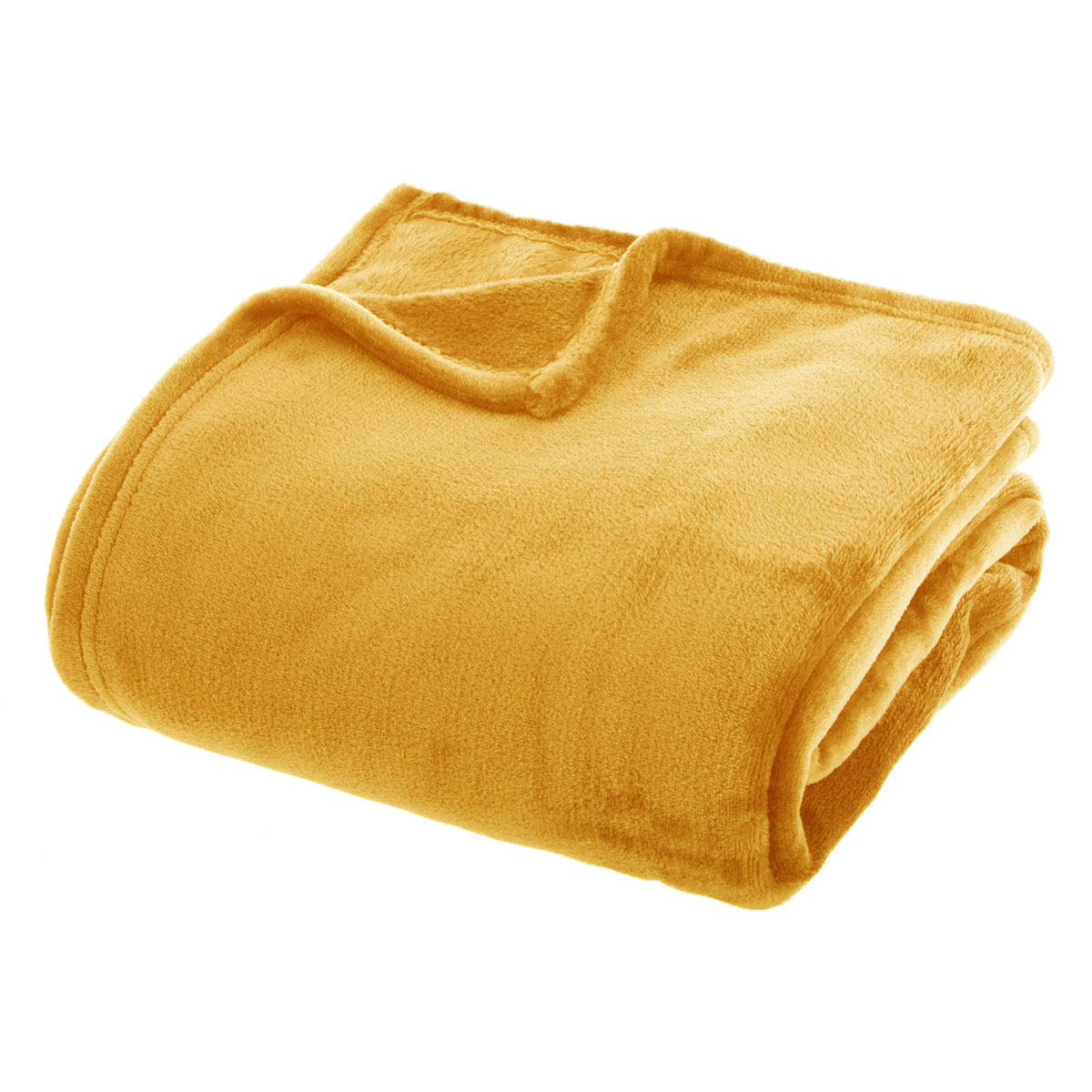 Κουβέρτα Fleece Ημίδιπλη (180x230) A-S Flannel Ochra 156048R