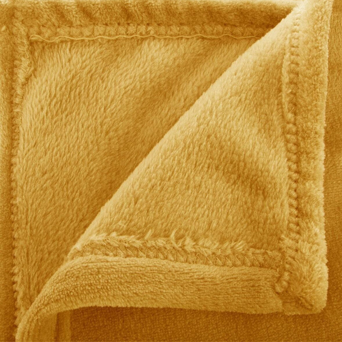 Κουβέρτα Fleece Ημίδιπλη (180X230) A-S Flannel Ochra 156048R Λευκά Είδη Κρεβατοκάμαρας Κουβέρτες Μονές Spitishop