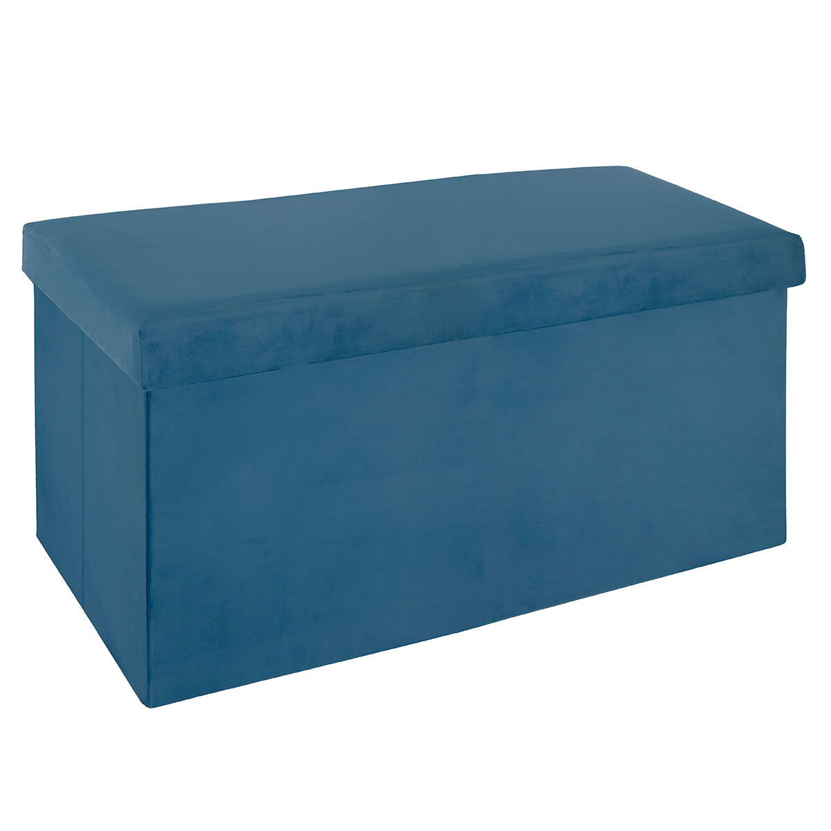 Ταμπουρέ Με Αποθηκευτικό Χώρο (76x38x38) A-S Tess Velvet Blue 156911A