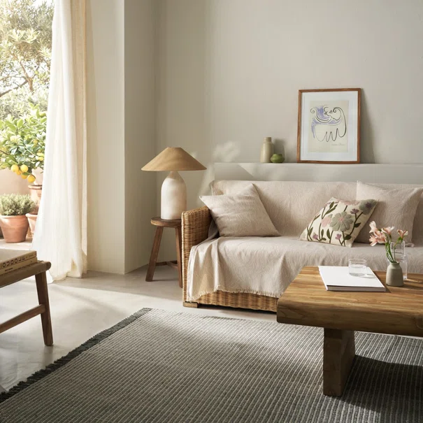 Ριχτάρι Πολυθρόνας 2 Όψεων (180x180) Gofis Home Delia Sesame Beige 563/06