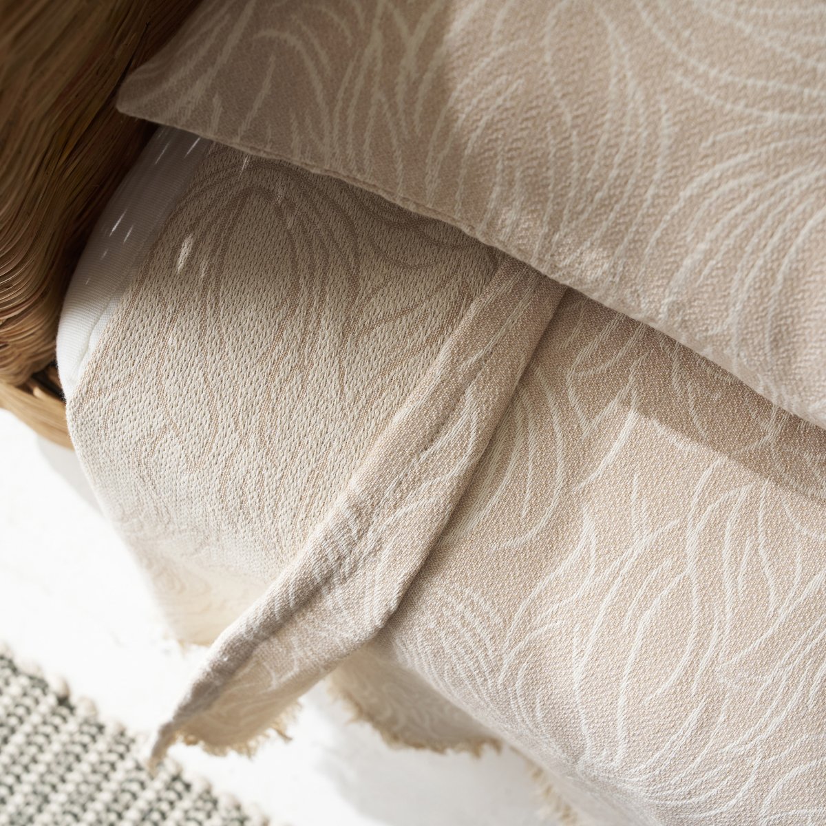 Ριχτάρι Καναπέ Τριθέσιου 2 Όψεων (180X310) Gofis Home Delia Sesame Beige 563 06 Λευκά Είδη Σαλονιού Ριχτάρια Καλοκαιρινά All Season Spitishop