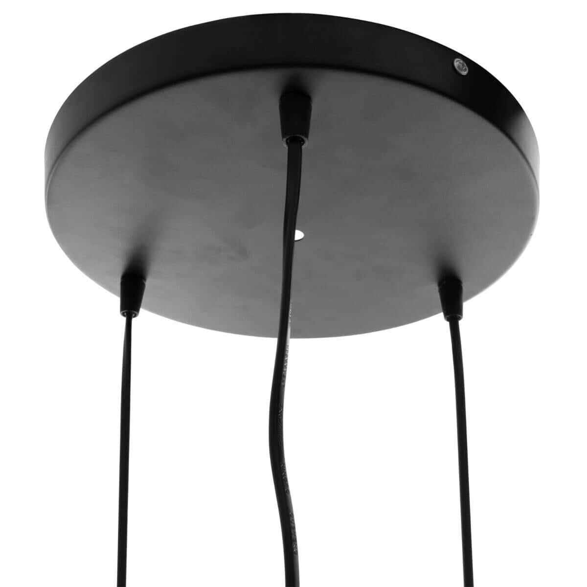 Φωτιστικό Οροφής Τρίφωτο A-S Kaore Black 161602 Φωτιστικά Κρεμαστά Spitishop