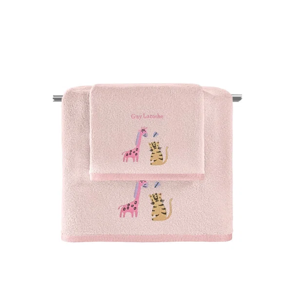 Παιδικές Πετσέτες (Σετ 2τμχ) Guy Laroche Jungle Pink