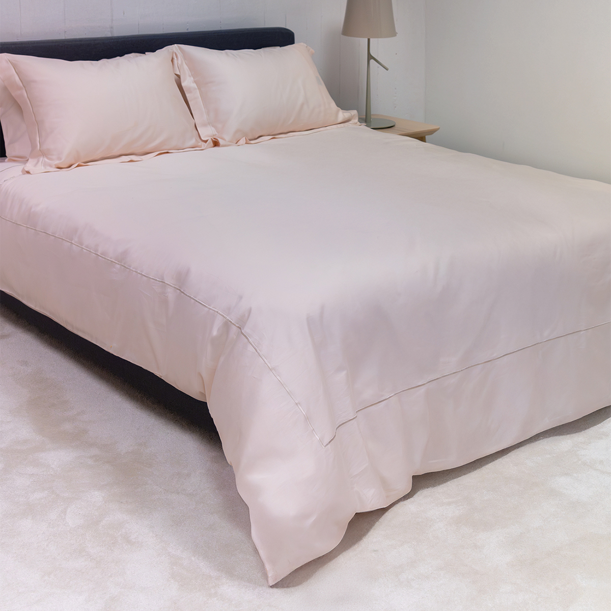 Παπλωματοθήκη Υπέρδιπλη (Σετ 225x245) Naf-Naf Unique Light Beige