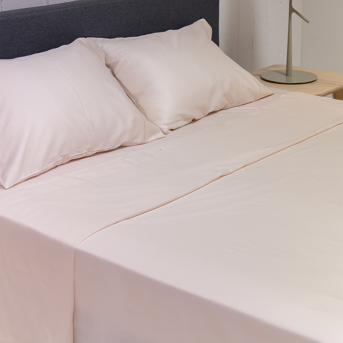 Σεντόνια King Size (Σετ) Naf-Naf Unique Light Beige