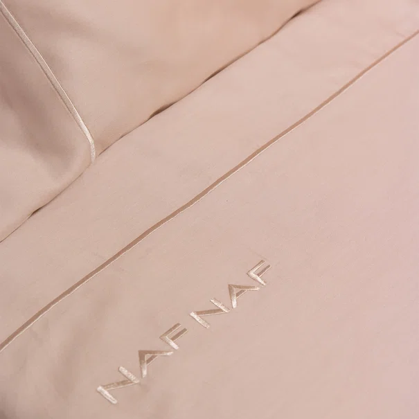 Σεντόνια King Size (Σετ) Naf-Naf Unique Beige