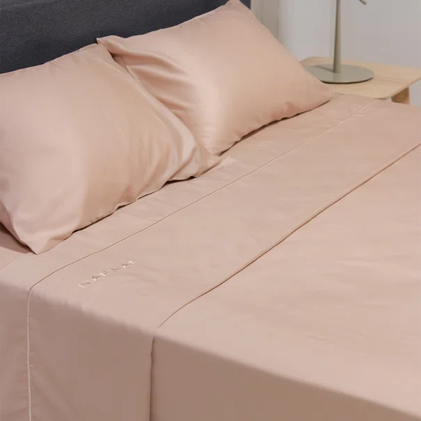 Σεντόνια Υπέρδιπλα (Σετ) Naf-Naf Unique Beige