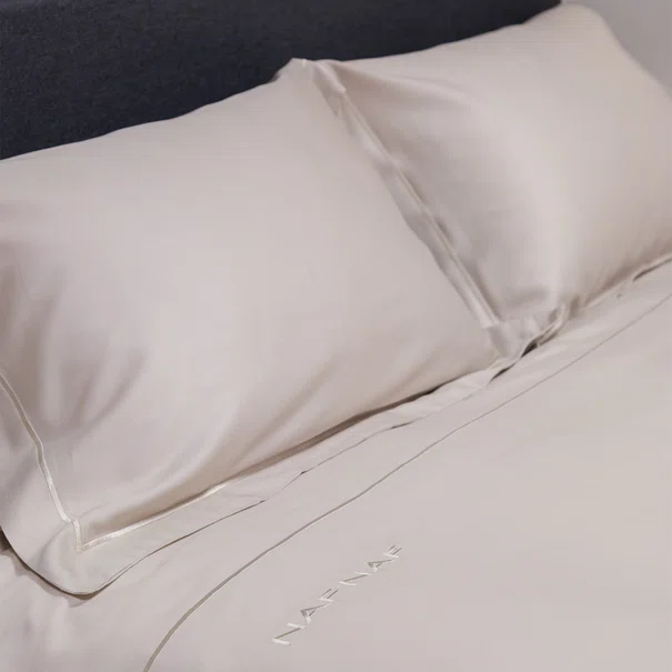 Παπλωματοθήκη Υπέρδιπλη (Σετ 225x245) Naf-Naf Unique Light Grey
