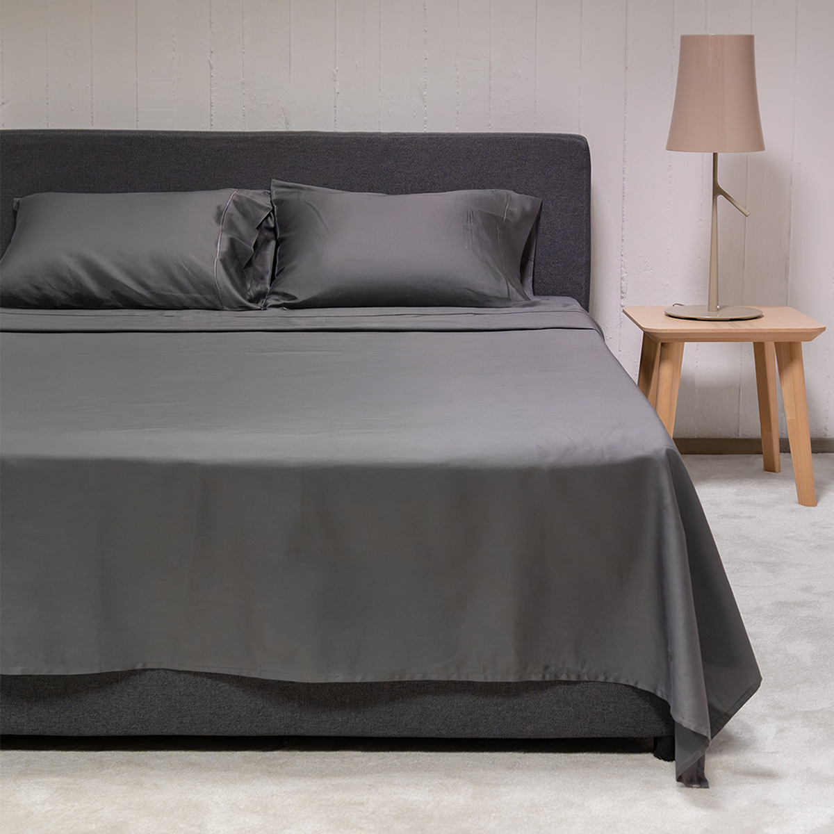 Σεντόνια King Size (Σετ) Naf-Naf Unique Dark Grey