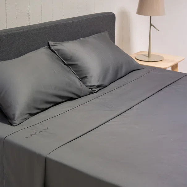 Σεντόνια Υπέρδιπλα (Σετ) Naf-Naf Unique Dark Grey