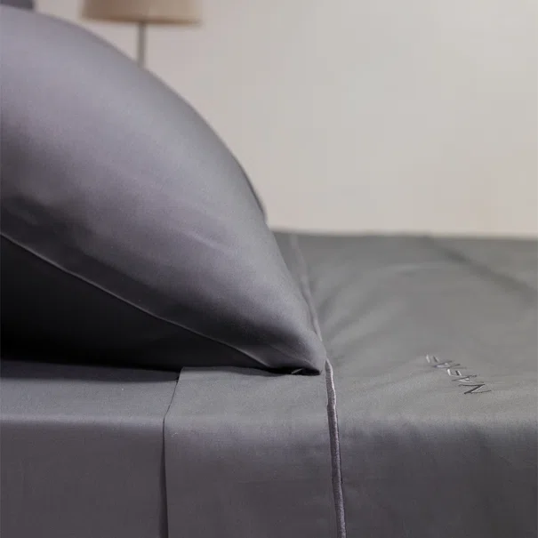 Σεντόνια Υπέρδιπλα (Σετ) Naf-Naf Unique Dark Grey