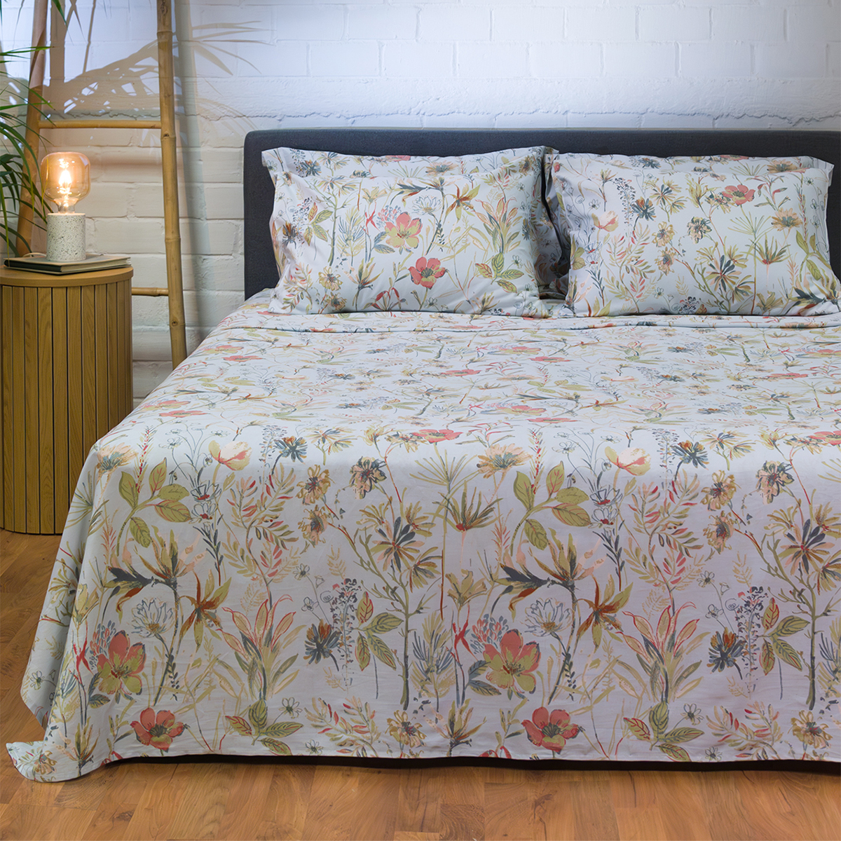 Σεντόνια King Size (Σετ) Naf-Naf Diamond 251 Emerald Blue