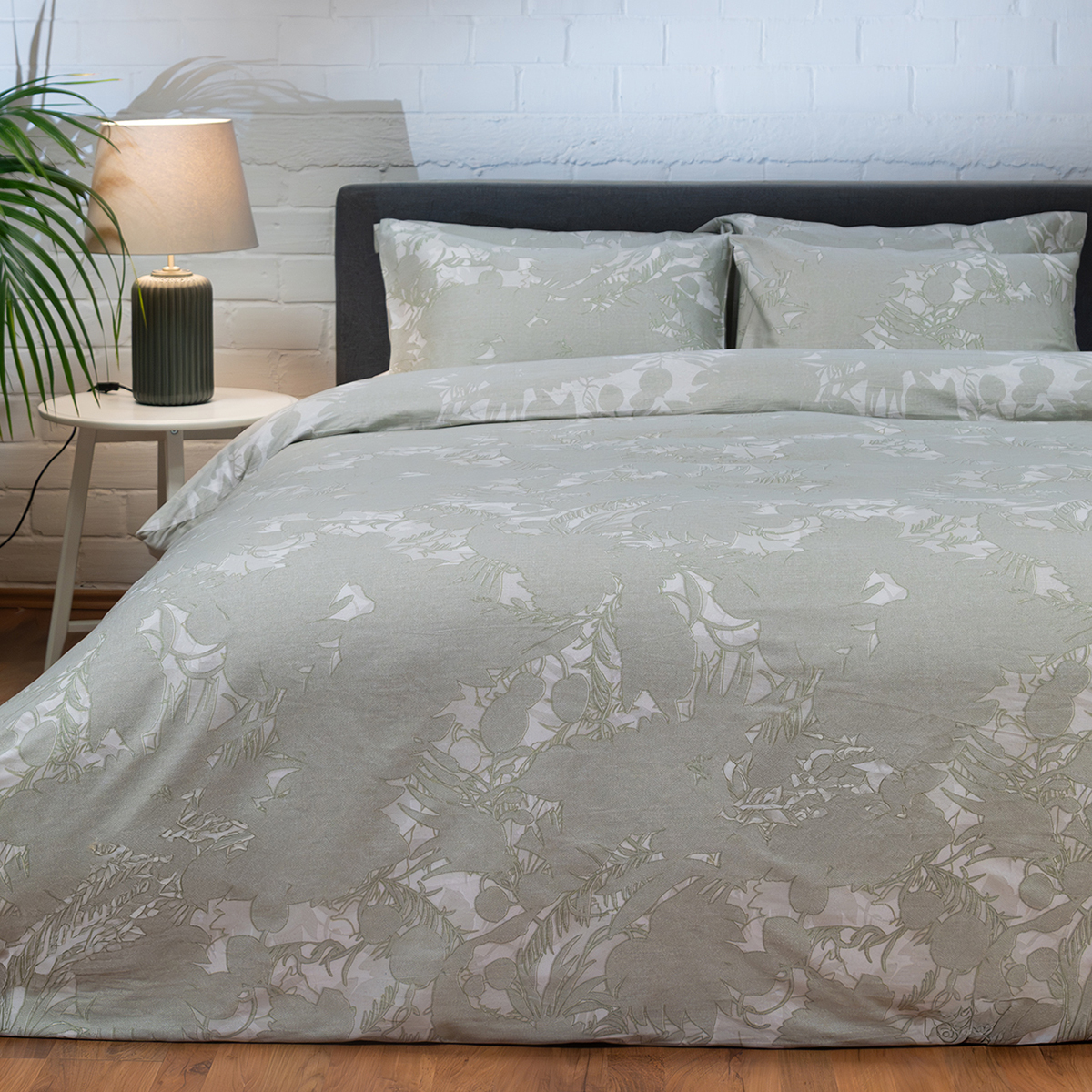 Παπλωματοθήκη Υπέρδιπλη (Σετ 225x245) Naf-Naf Diamond 252 Amethyst Green